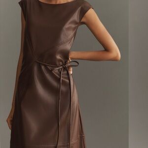 Maeve Espresso Brown Midi Dress